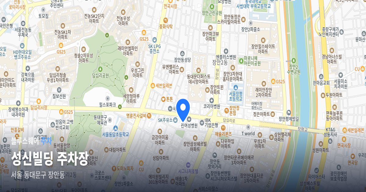 성신빌딩 주차장 위치 지도