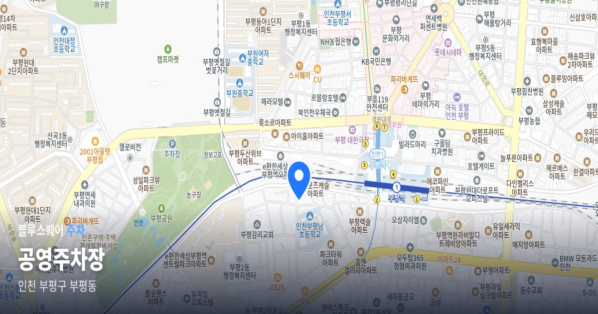 공영주차장 위치 지도