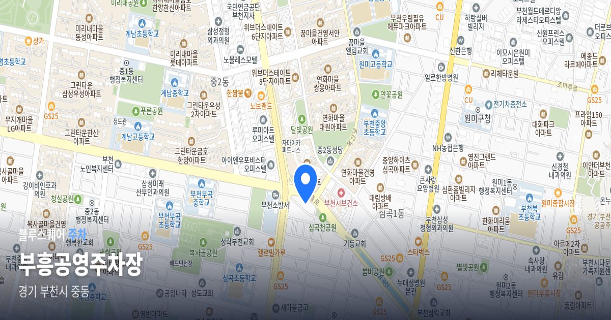 부흥공영주차장 위치 지도