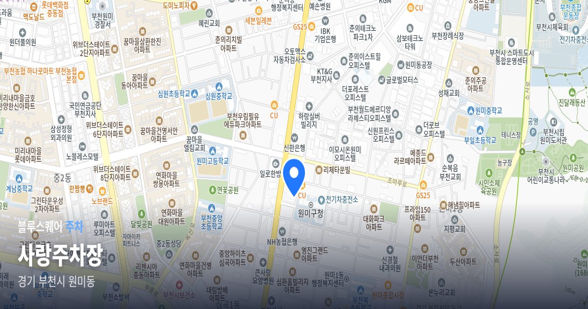 사랑주차장 위치 지도