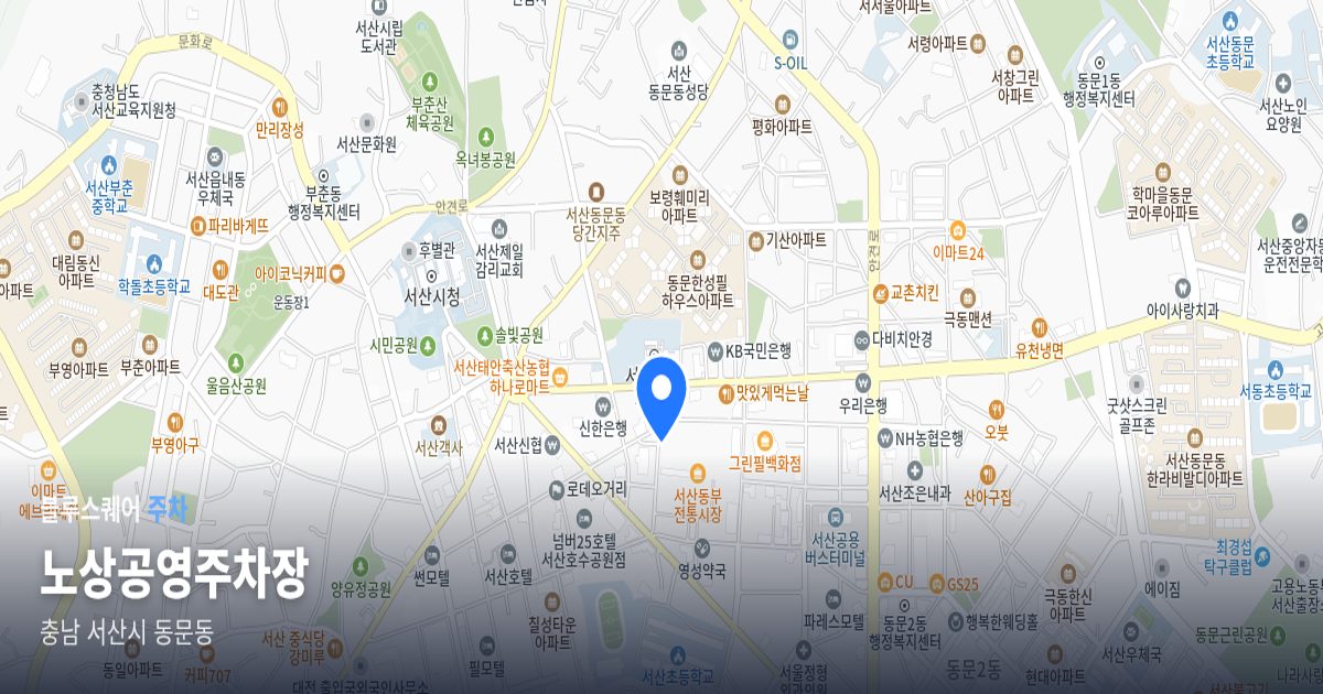 노상공영주차장 위치 지도