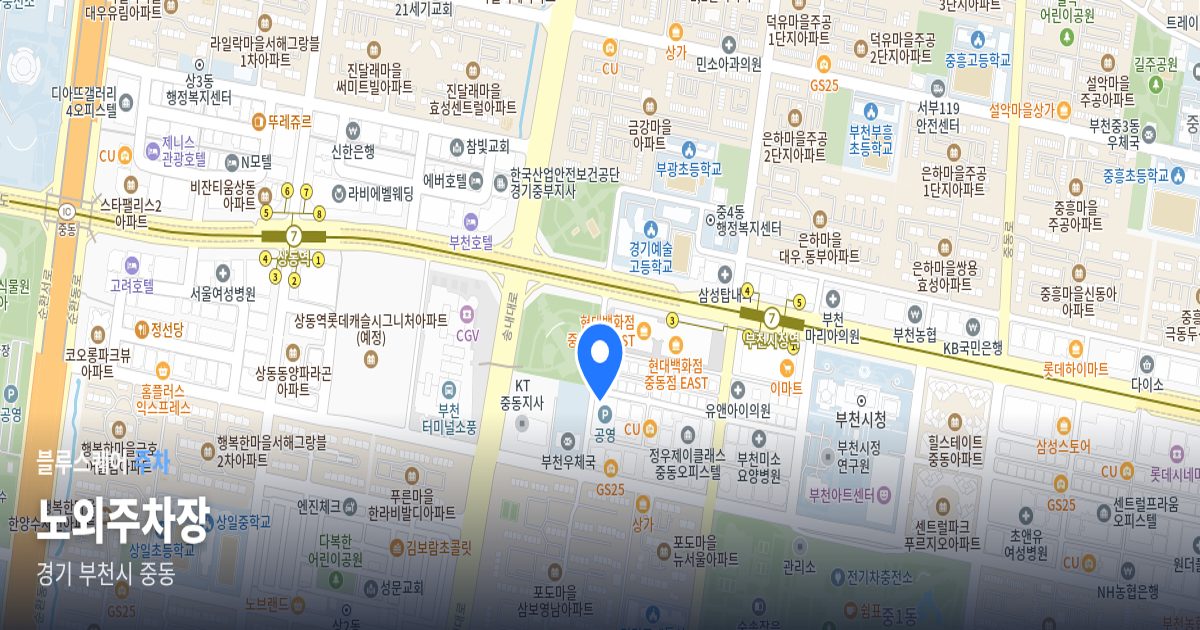 노외주차장 위치 지도