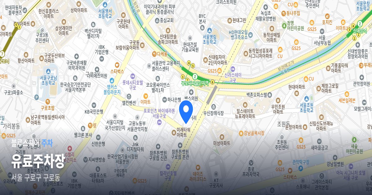 유료주차장 위치 지도