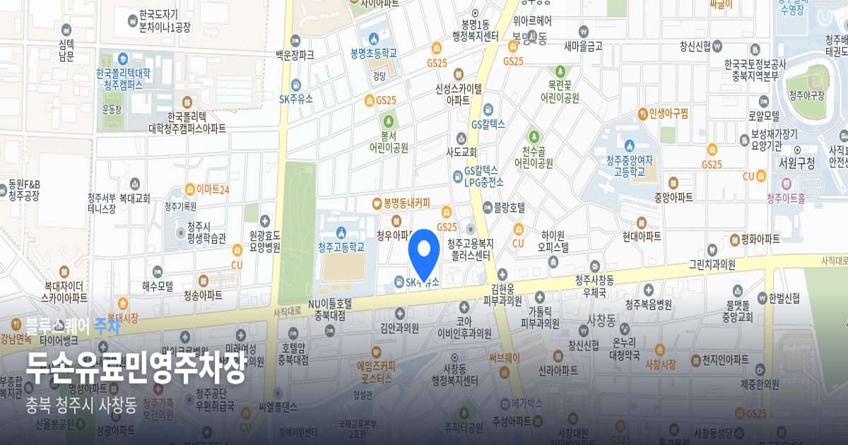 두손유료민영주차장 위치 지도