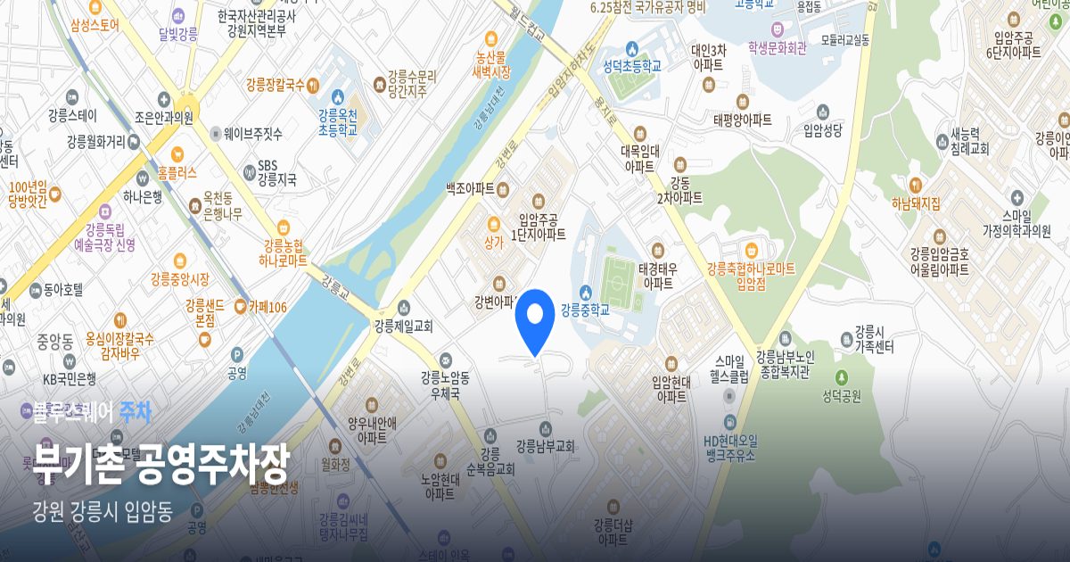 부기촌 공영주차장 위치 지도