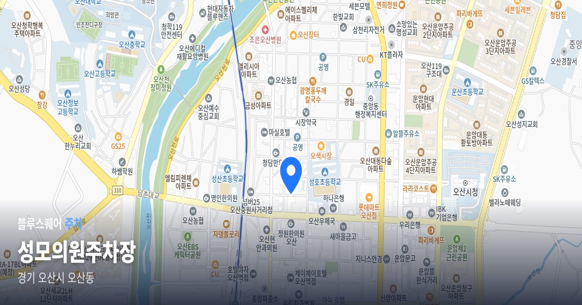 성모의원주차장 위치 지도