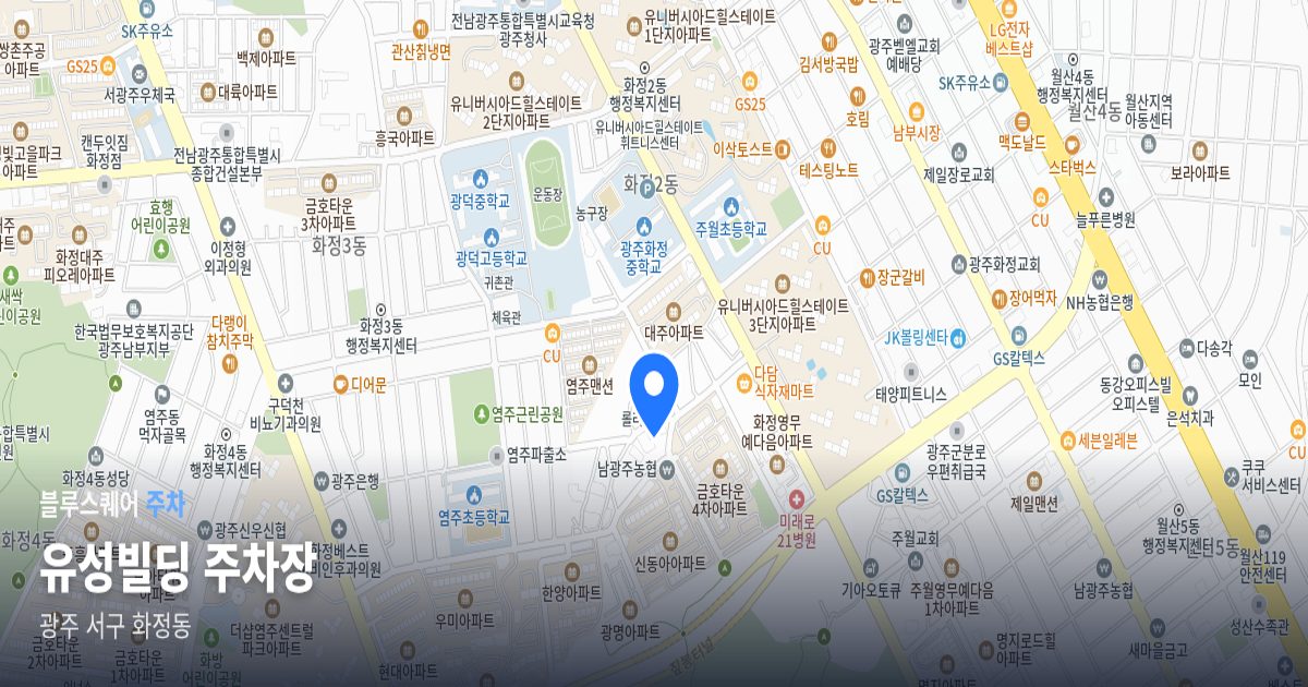 유성빌딩 주차장 위치 지도