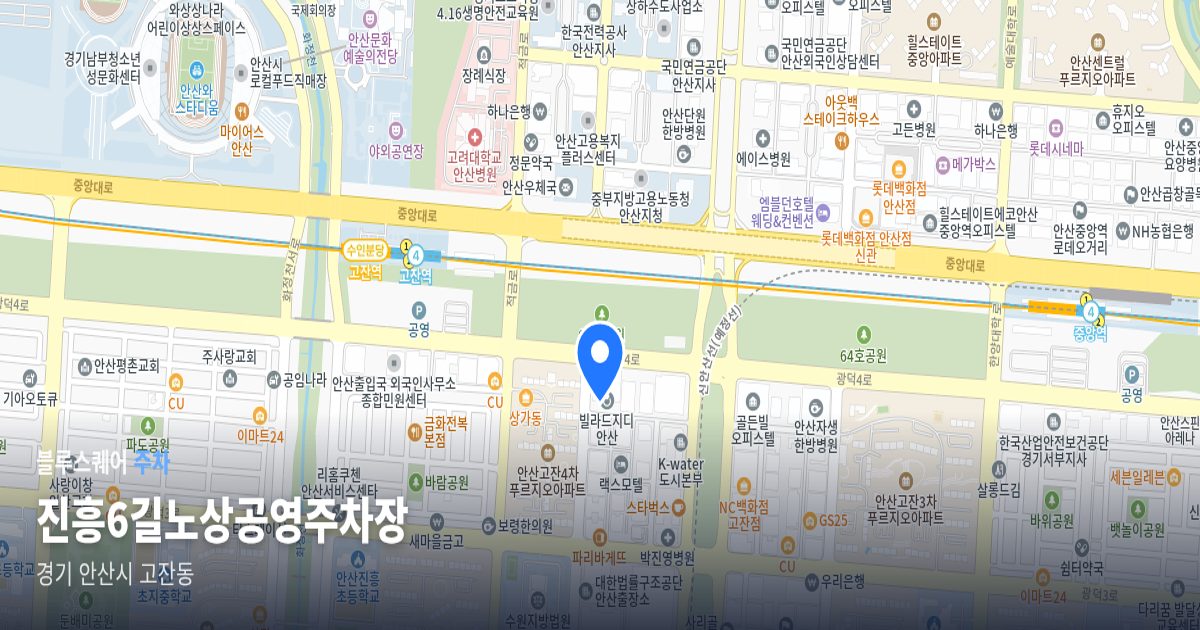 진흥6길노상공영주차장 위치 지도