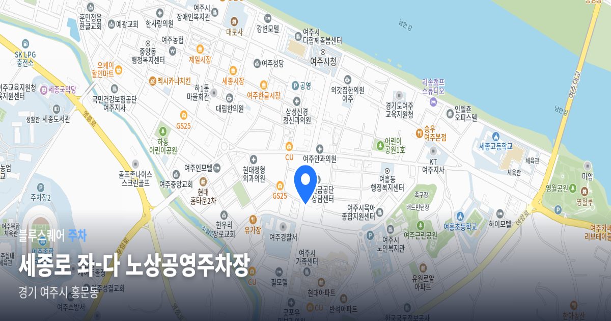 세종로 좌-다 노상공영주차장 위치 지도
