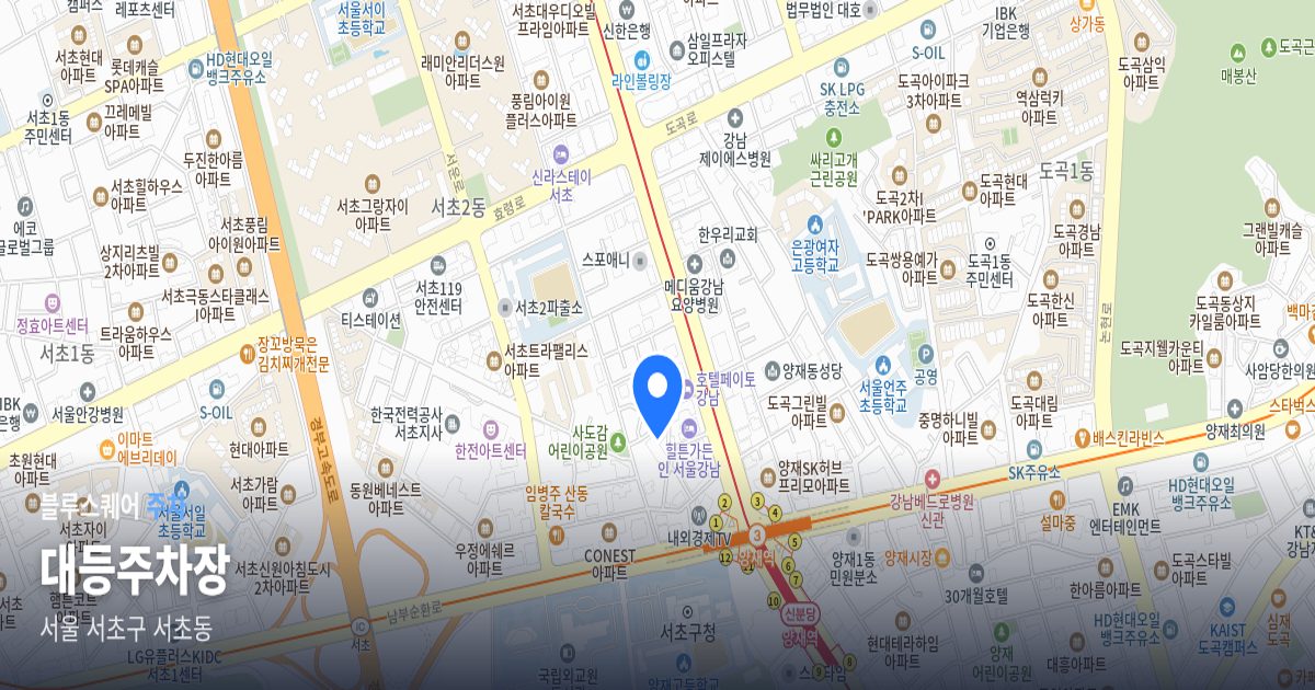 대등주차장 위치 지도