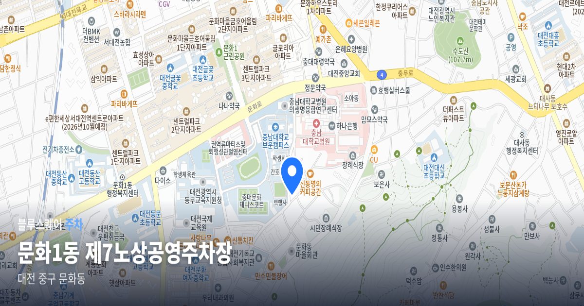 문화1동 제7노상공영주차장 위치 지도