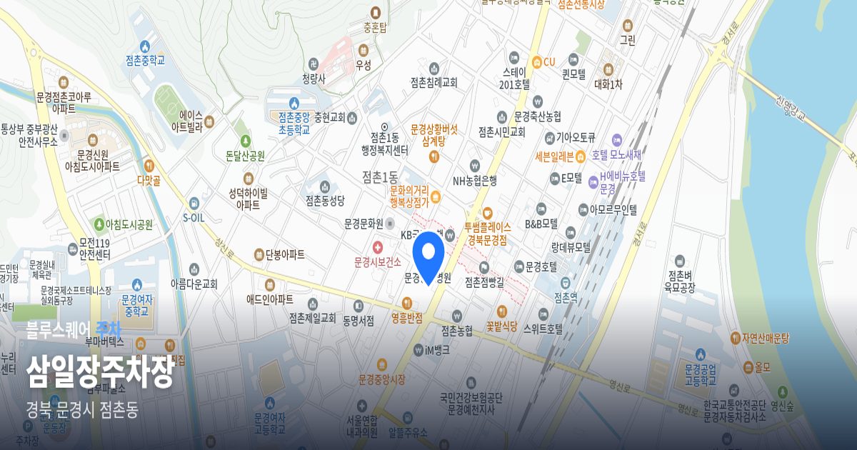 삼일장주차장 위치 지도