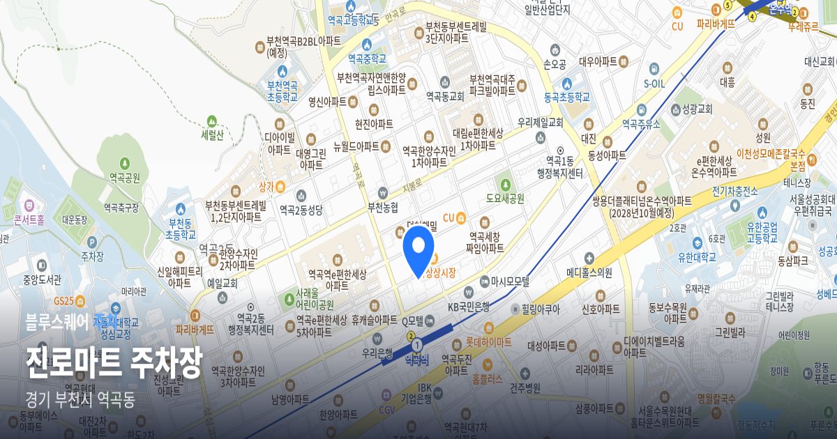 진로마트 주차장 위치 지도