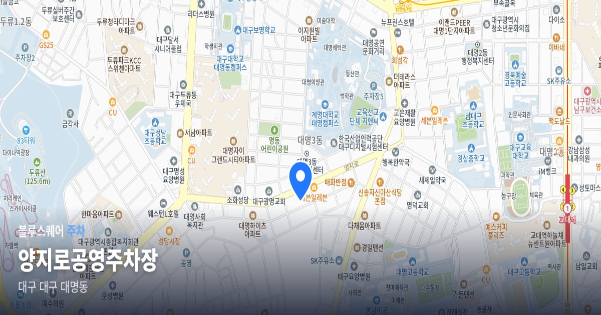 양지로공영주차장 위치 지도