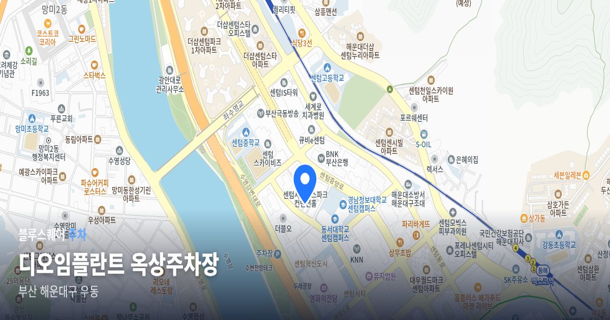 디오임플란트 옥상주차장 위치 지도