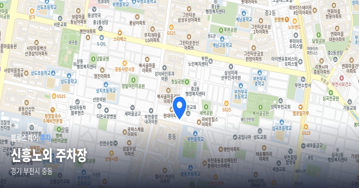 신흥노외 주차장 위치 지도