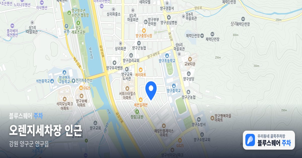 오렌지세차장 인근 위치 지도