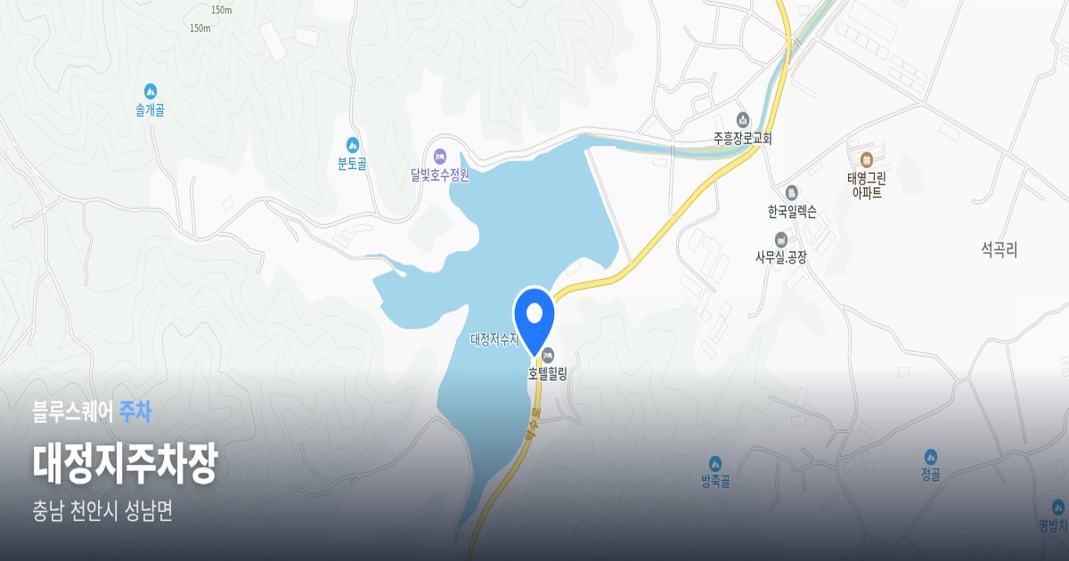 대정지주차장 위치 지도