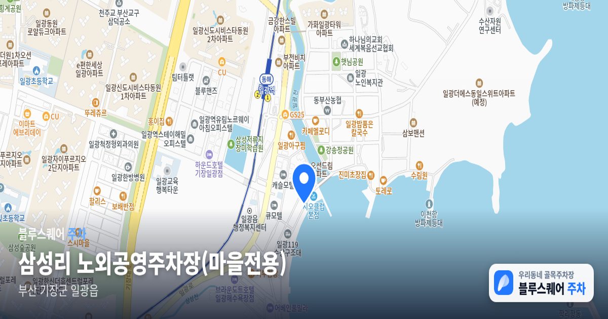 삼성리 노외공영주차장(마을전용) 위치 지도