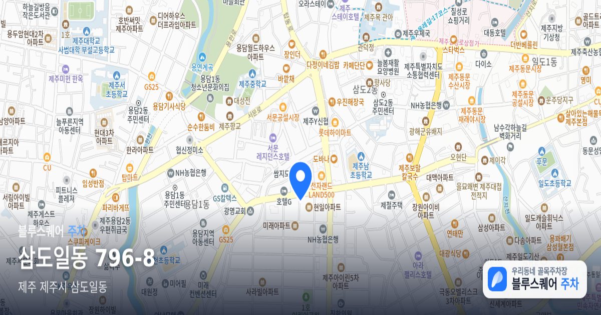 삼도일동 796-8 위치 지도
