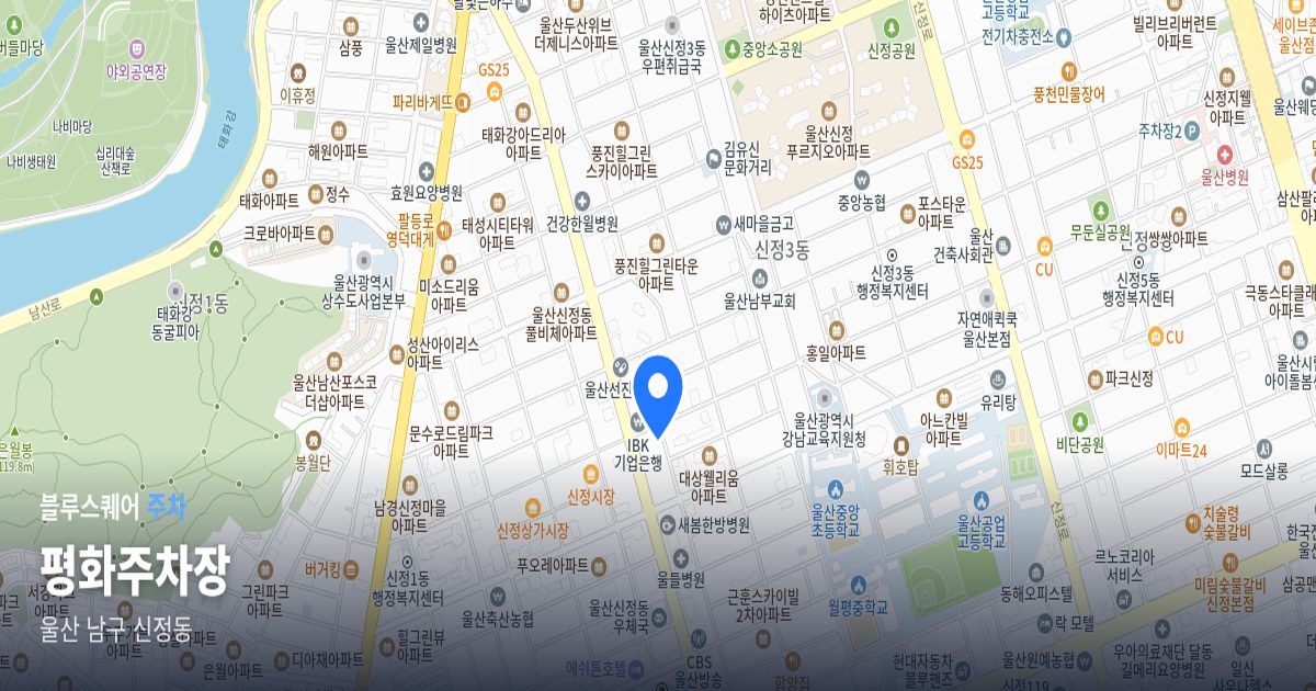 평화주차장 위치 지도