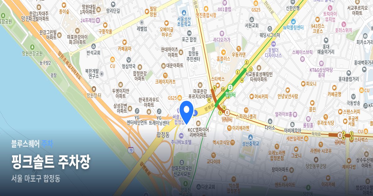 핑크솔트 주차장 위치 지도