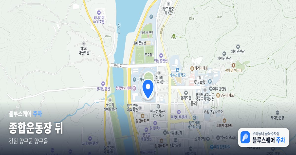 종합운동장 뒤 위치 지도