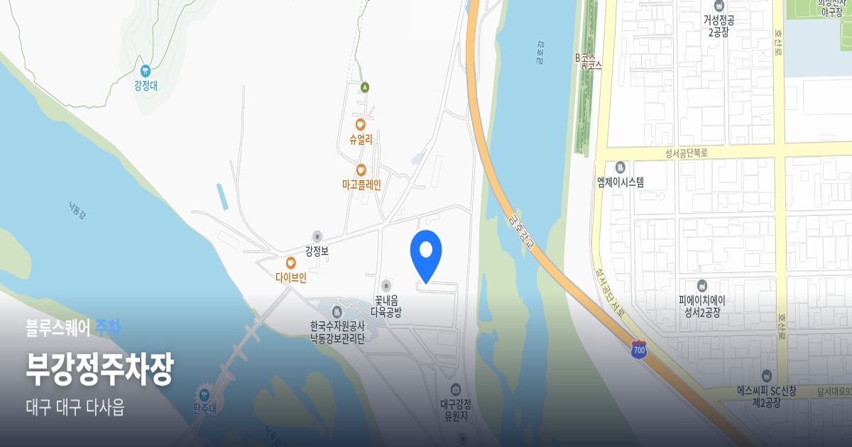 부강정주차장 위치 지도