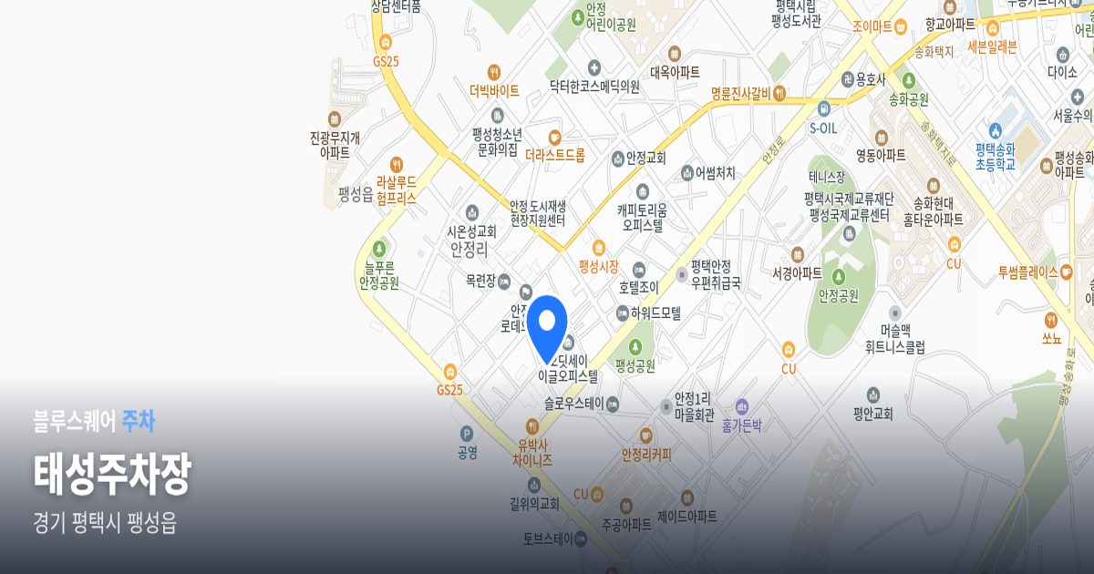 태성주차장 위치 지도