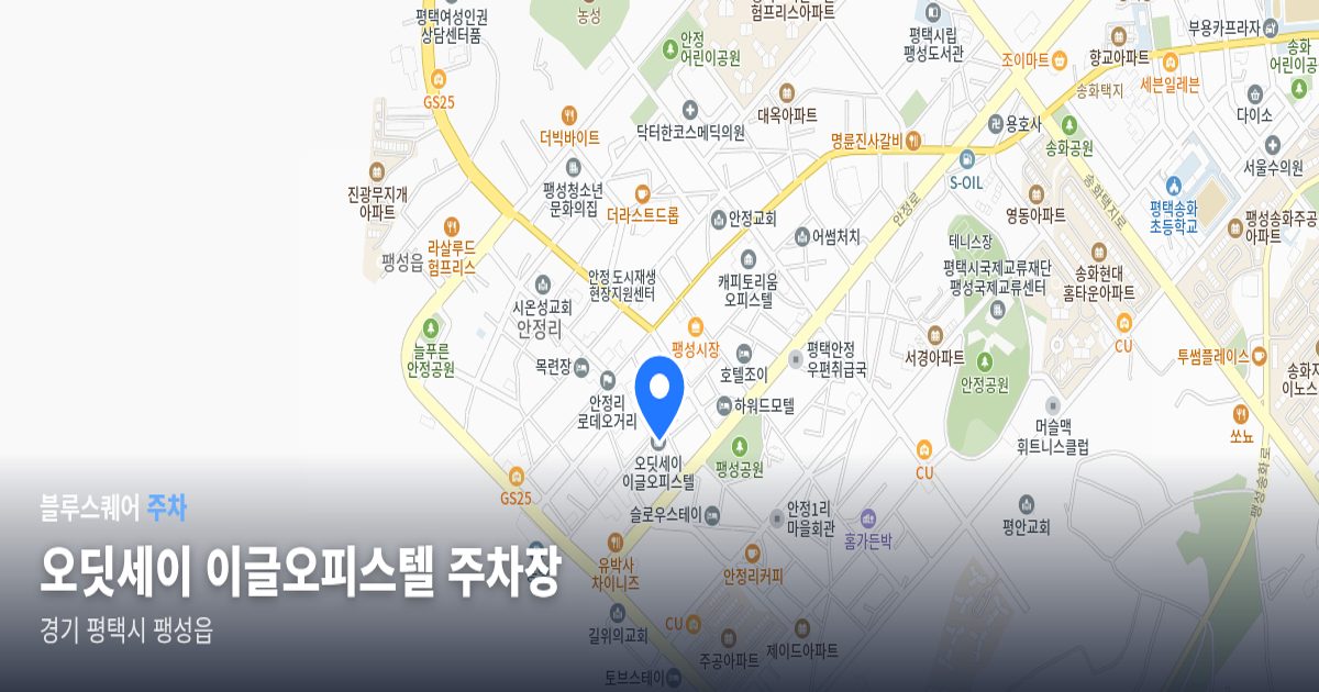 오딧세이 이글오피스텔 주차장 위치 지도