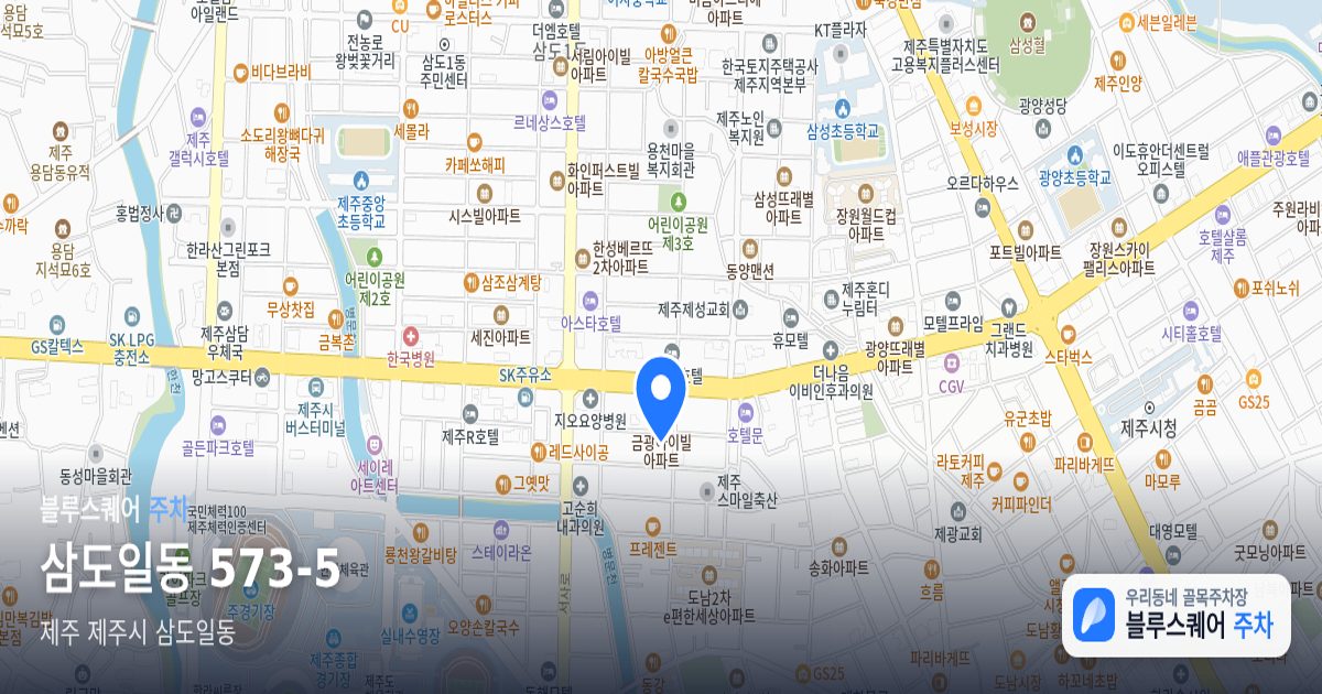 삼도일동 573-5 위치 지도