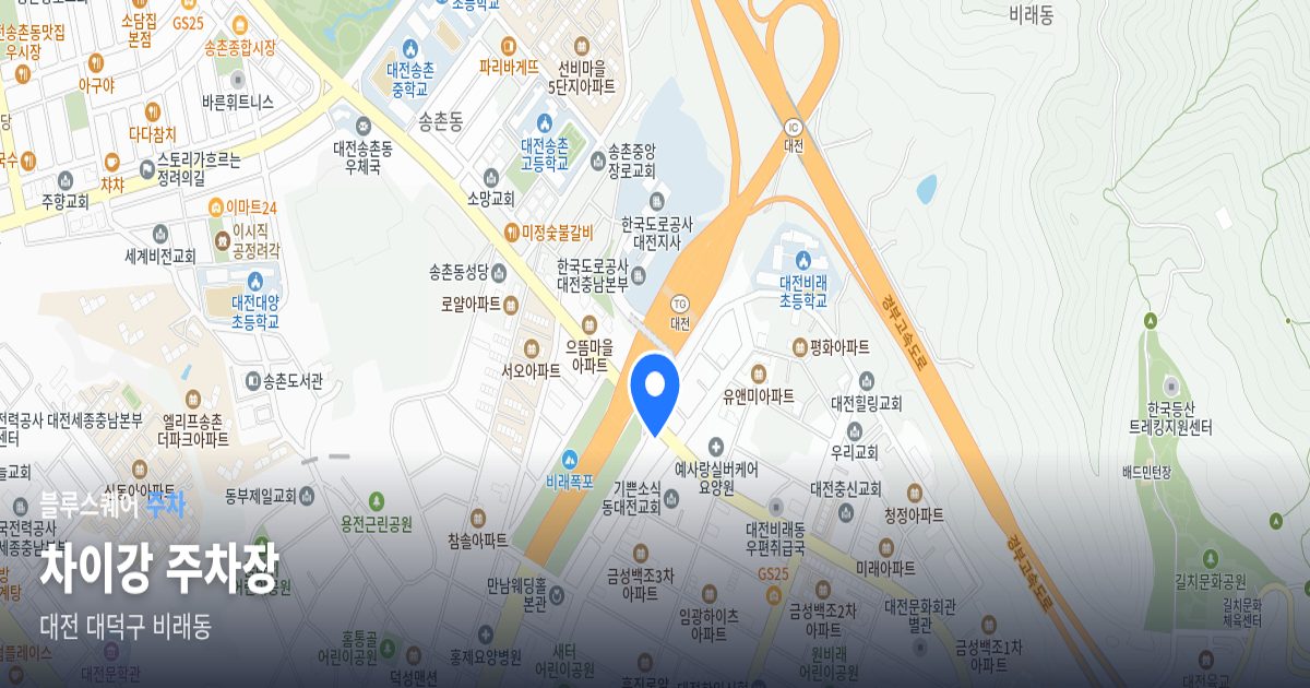 차이강 주차장 위치 지도