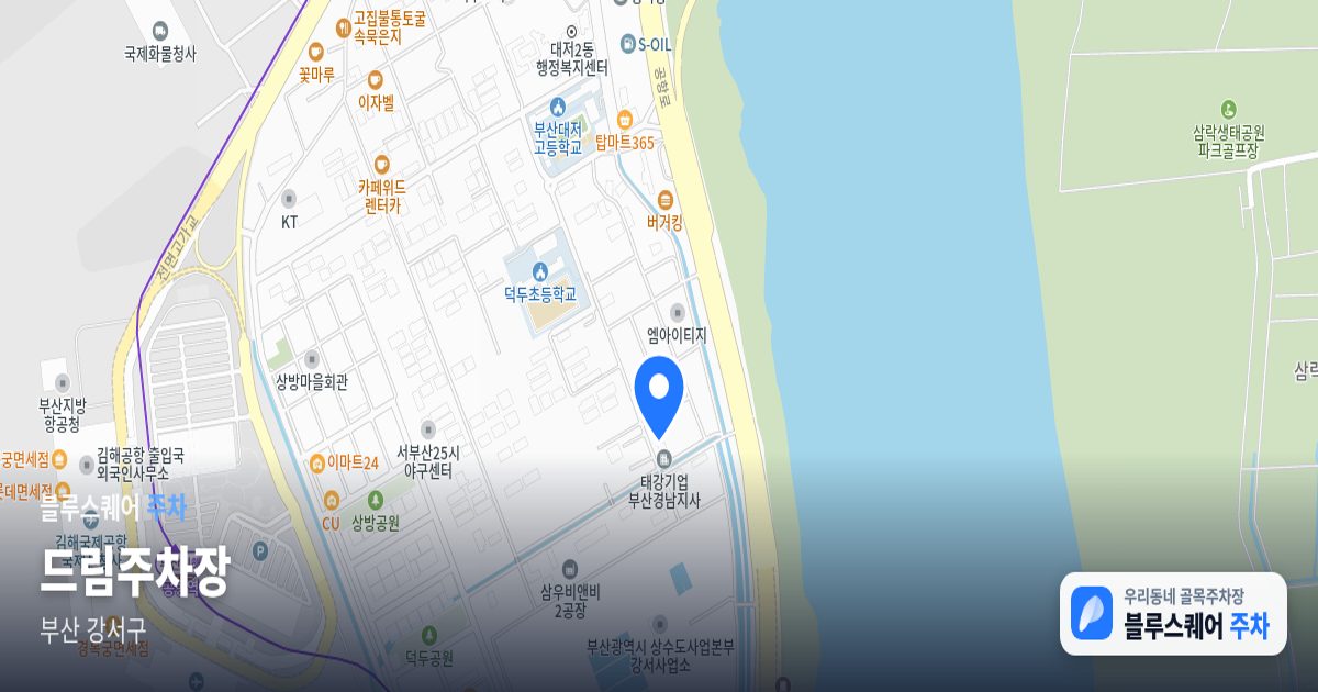 드림주차장 위치 지도