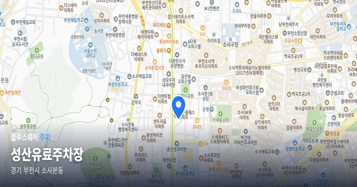 성산유료주차장 위치 지도