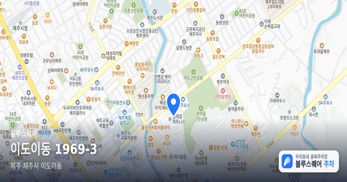 이도이동 1969-3 위치 지도