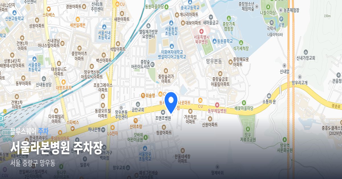 서울라본병원 주차장 위치 지도