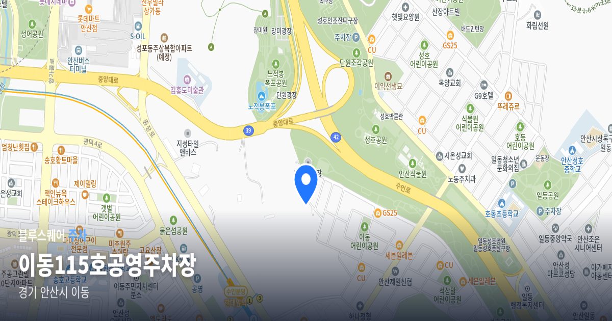 이동115호공영주차장 위치 지도