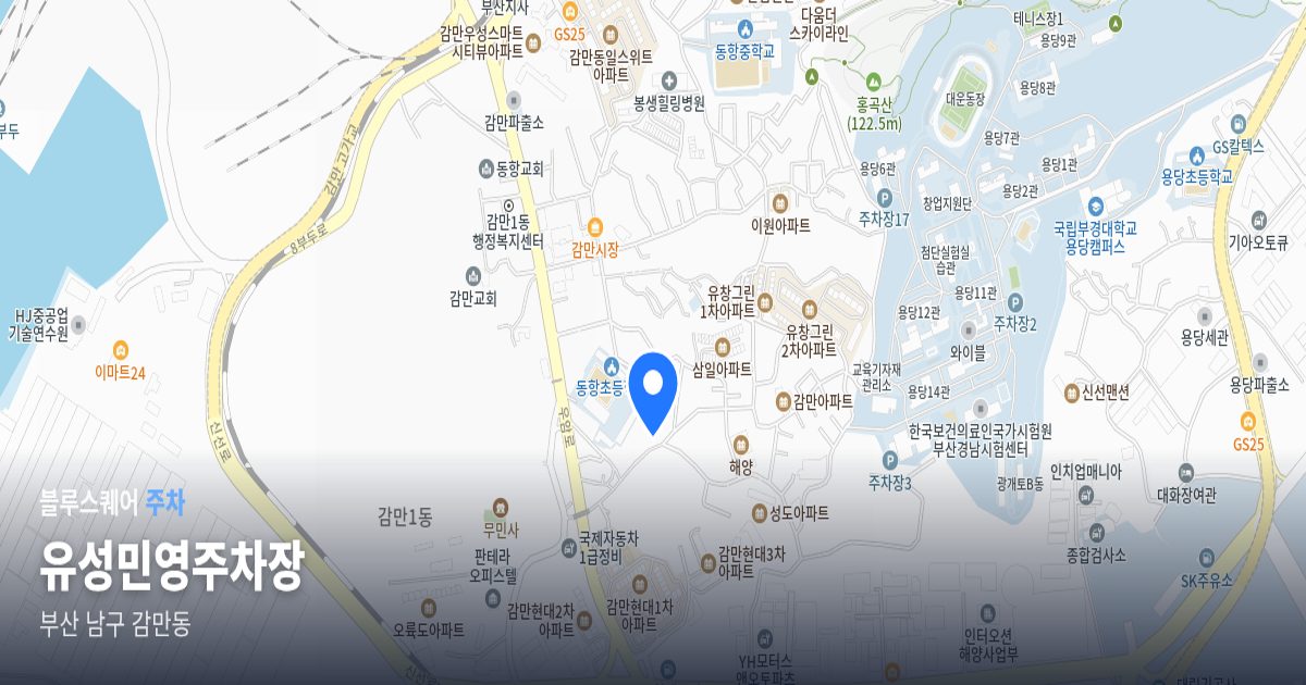 유성민영주차장 위치 지도