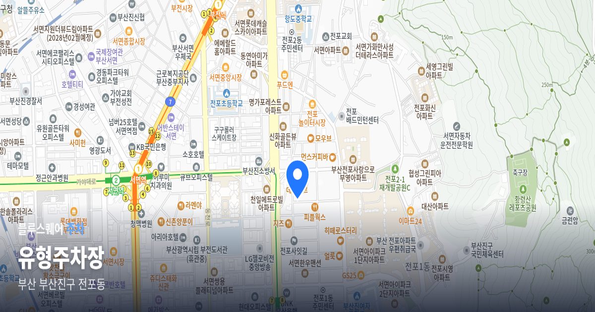유형주차장 위치 지도