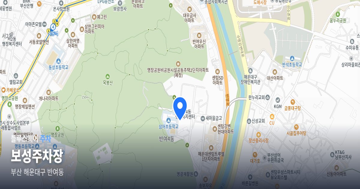 보성주차장 위치 지도