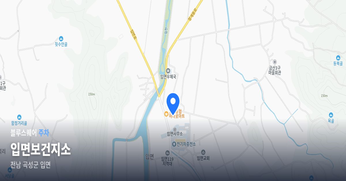 입면보건지소 위치 지도