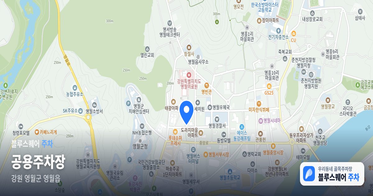 공용주차장 위치 지도
