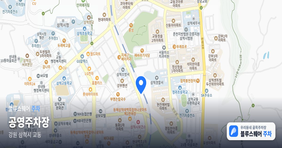 공영주차장 위치 지도