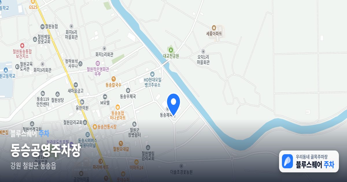 동승공영주차장 위치 지도