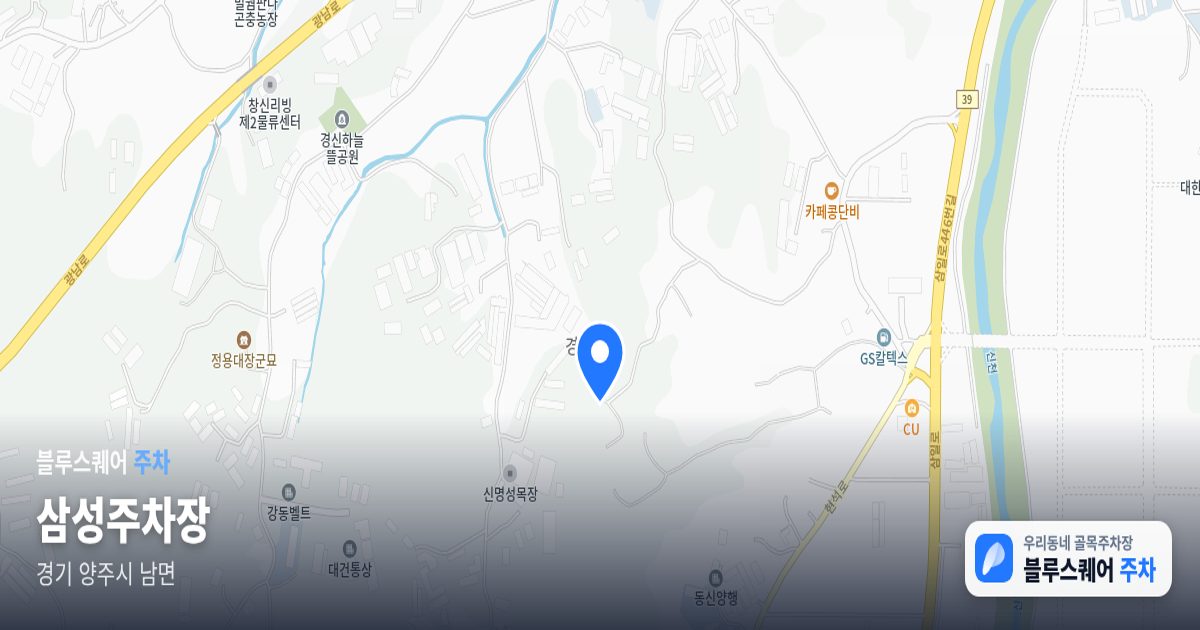 삼성주차장 위치 지도