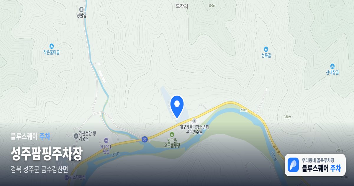 성주팜핑주차장 위치 지도