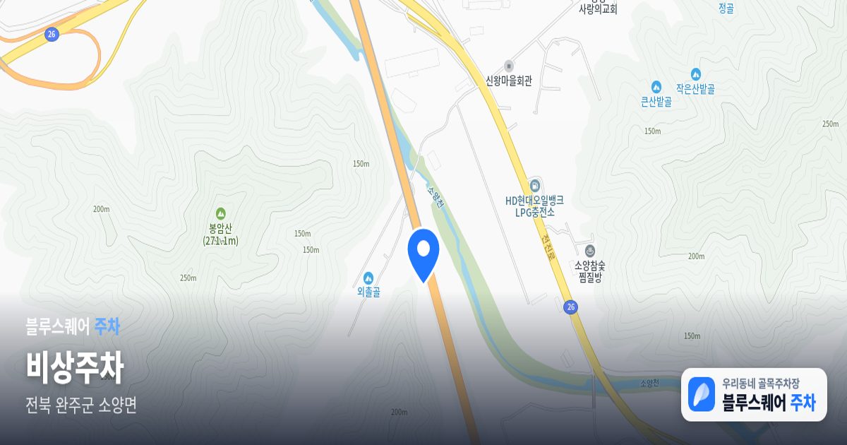 비상주차 위치 지도