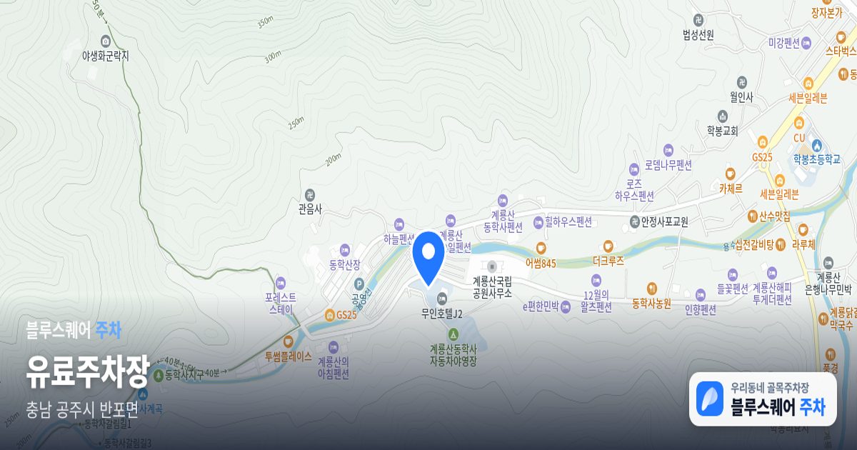 유료주차장 위치 지도
