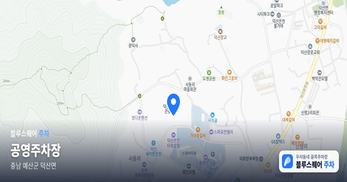 공영주차장 위치 지도