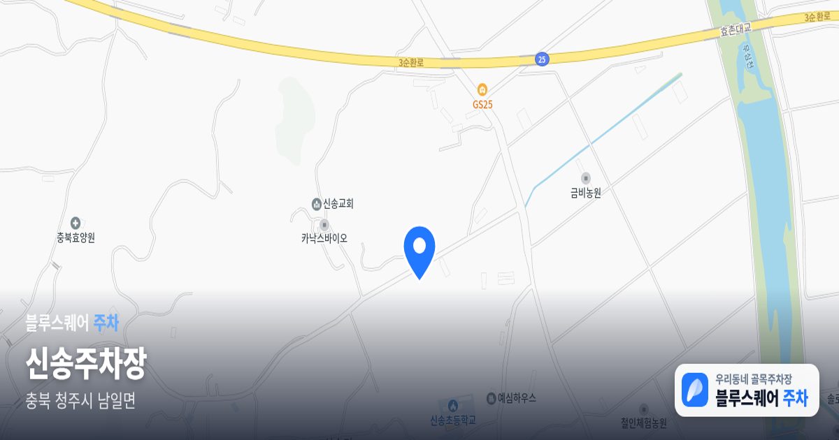 신송주차장 위치 지도